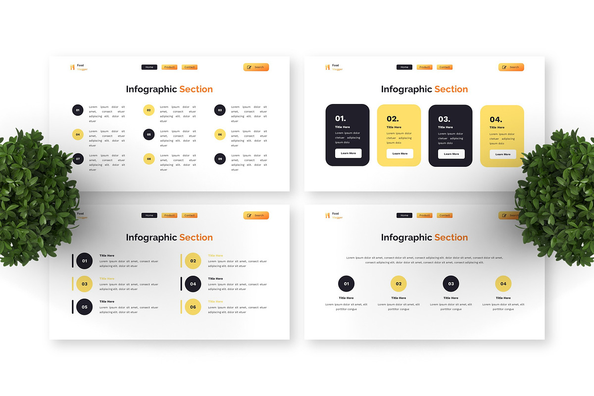 Food Vlogger - Culinary Powerpoint, a Presentation Template by Deepslide Studio (Photo 2 of 6)