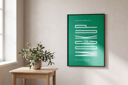 Framed Poster Interior Mockups, a Household Mockup by dpi (Thumbnail 8 of 12)