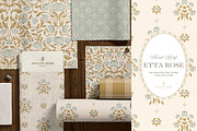 Vintage Sage Floral Print Patterns, a Pattern Graphic by Eclectic Anthology (Thumbnail 3 of 14)