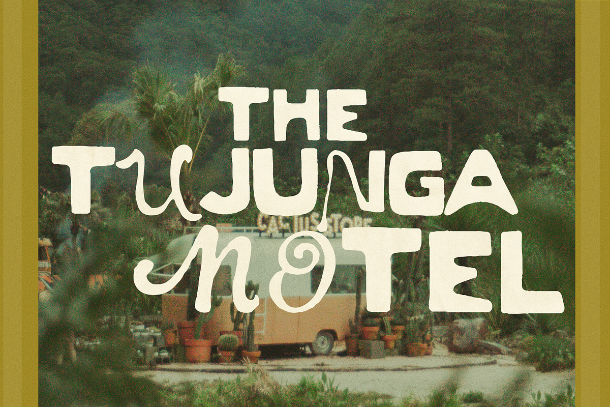 Handwritten Midcentury Motel Font, a Handwritten Font by Laras Wonderland (Photo 4 of 14)