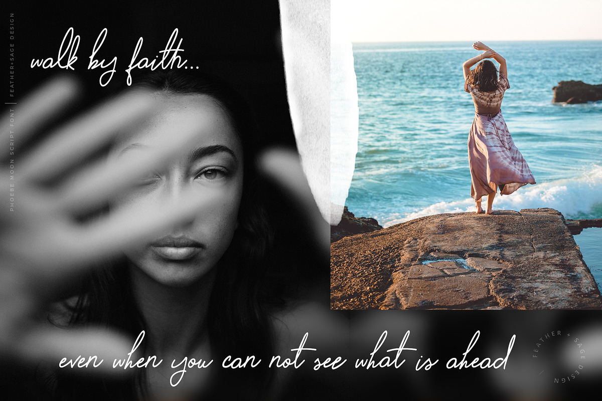 Phoebe Moon Font | Fresh Organic, a Script Font by Feather & Sage Design (Photo 16 of 24)