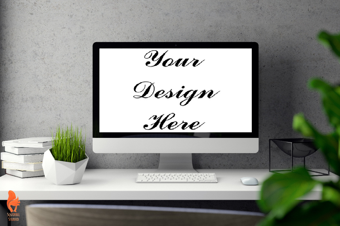 Mockup Poster, Computer Mockup, a Device Mockup by SquirrelStudio