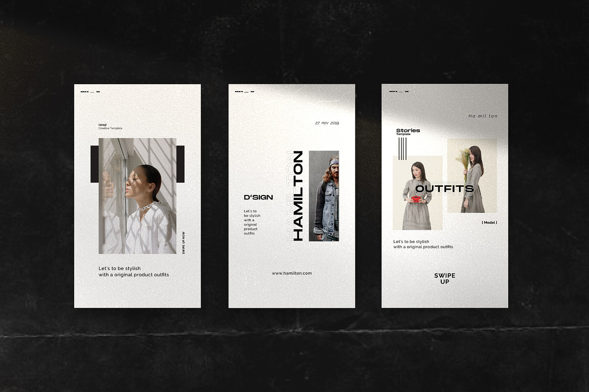 HAMILLTON - Social Media Pack Bundle, a Social Media Template by Dirtytemp Studio (Photo 10 of 14)