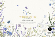 Wildflowers. Watercolor collection, an Illustration by annartdreams (Thumbnail 1 of 14)