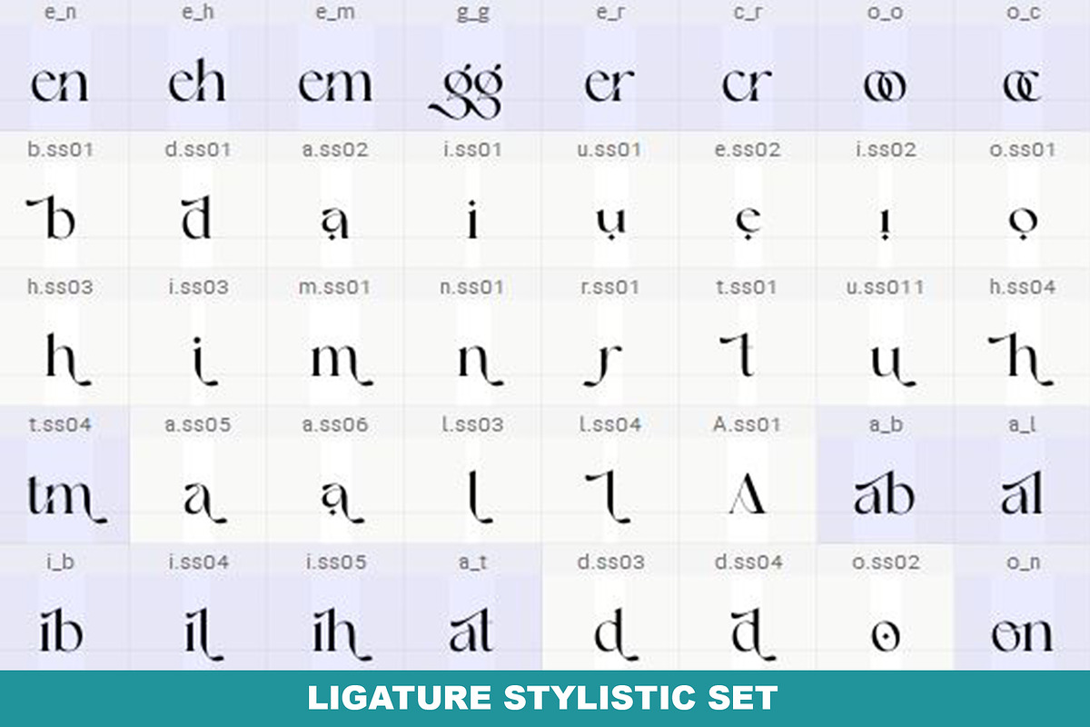 Belgan Aesthetic, a Serif Font by INKSUN™ (Photo 13 of 16)