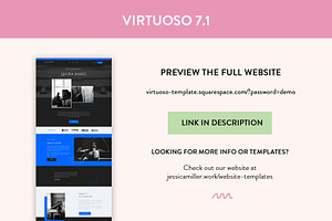 Squarespace Template: Virtuoso