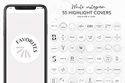 Instagram highlight covers in White, a Social Media Template by SwitzerShop (Thumbnail 2 of 3)