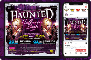 Halloween Flyer, a Flyer Template by regalDRAW