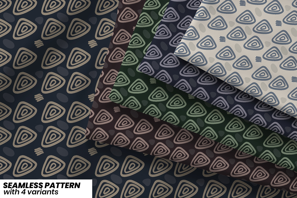 Concentric Flow Pattern, a Pattern Graphic by Pyopo (Photo 1 of 3)