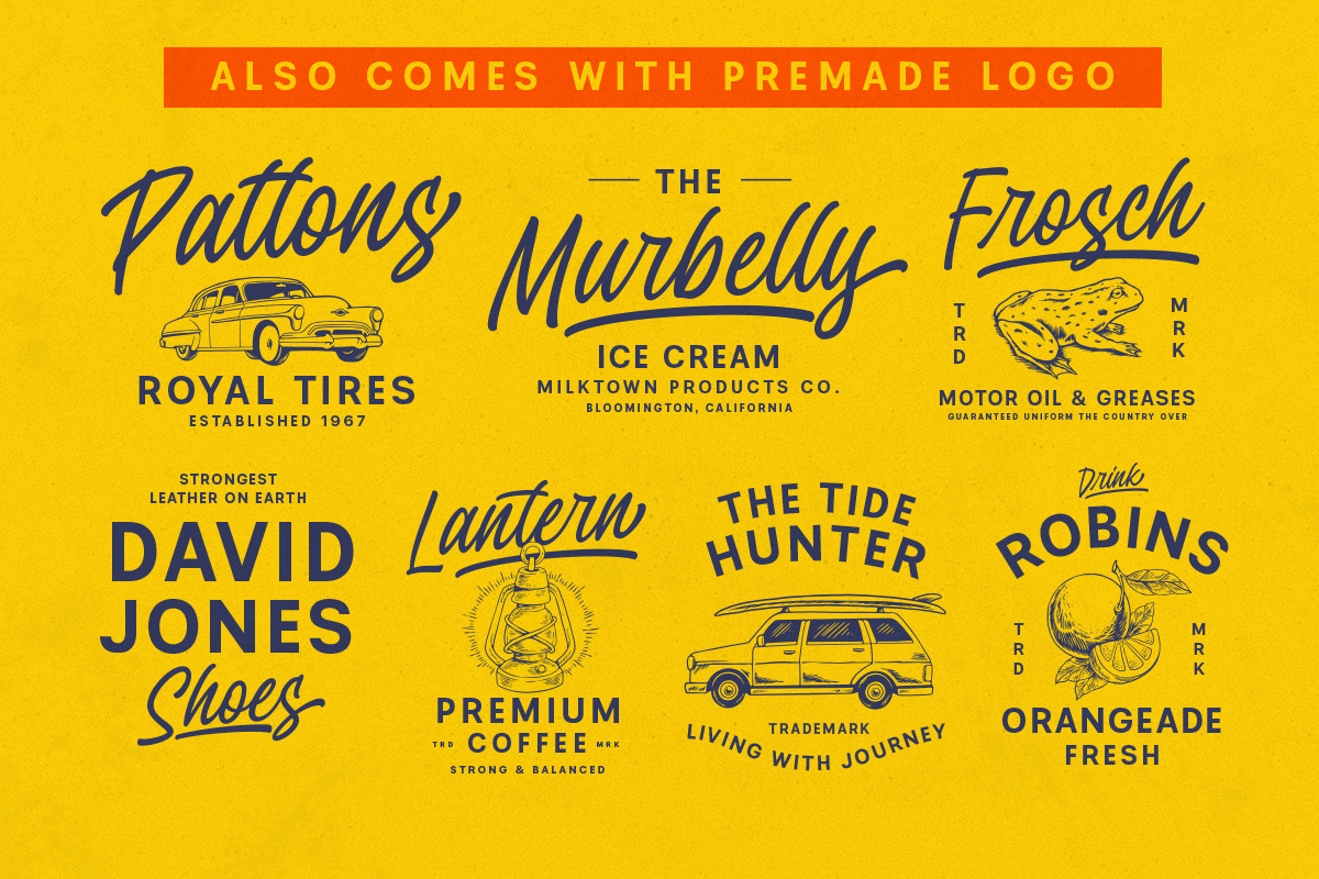The Mordeus - Script Font + Extras, a Script Font by Letterhend Studio (Photo 3 of 9)