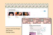 Reading Journal Literary Notion Hub, an App Template by Little Creative Scribbles (Thumbnail 5 of 8)