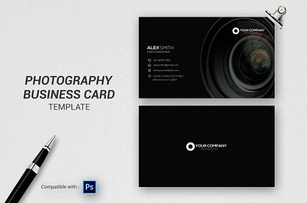 Photography Business Card Vol. 01, a Business Card Template by Critiest Studio