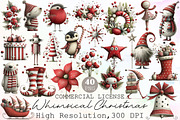 Whimsical Christmas Clipart Bundle, an Illustration by Sublimation Artist (Thumbnail 1 of 6)