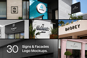 30 Signs & Facade Logo Mockups - V4, an Advertising Mockup by Asylab (Thumbnail 38 of 38)