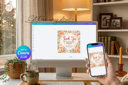 Wildflower Birthday Thank You Canva, a Marketing Template by KennedyStudio (Thumbnail 3 of 6)