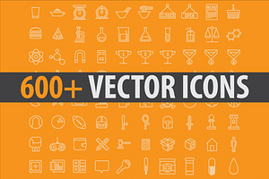 600+ Stroke Vector Icons