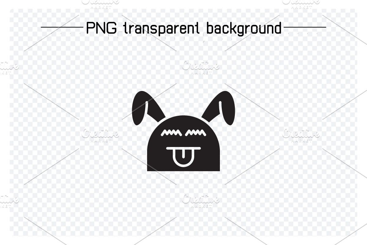 Cheeky and Cute Rabbit Emojis, an Animal Illustration by Designfour (Photo 5 of 7)