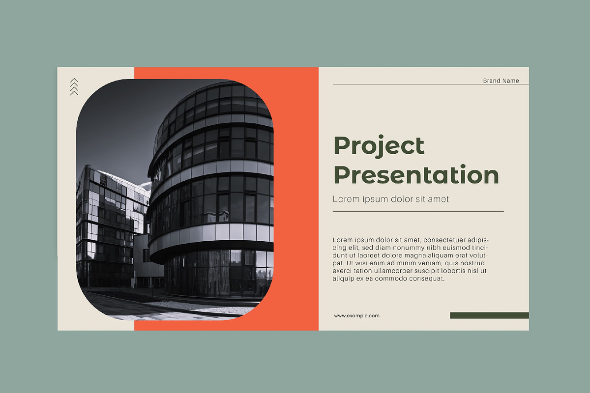 Modern Project Business Presentation, a Templates & Theme by studiogstock (Photo 2 of 4)