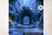 Crystal Beast Realms Backdrops, a Decorative Illustration by ThatsDesignArt (Thumbnail 6 of 15)