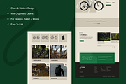 Bike Shop Landing Page, a Landing Page Template by Jay.Lockwood (Thumbnail 2 of 4)