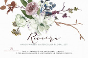 Riviera - Hand-painted Watercolor, an Illustration by SmallHouseBigPony (Thumbnail 1 of 11)