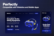 Scuba Dive Tools 3D Icon Pack, an Object 3D Model by Haps Space (Thumbnail 3 of 4)