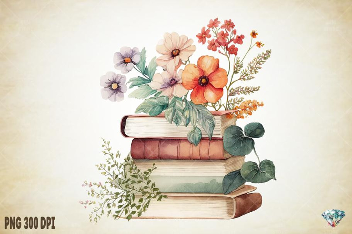 Flower Book Watercolor, an Illustration by Gemstone (Photo 9 of 11)