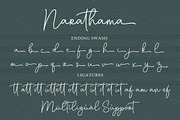 Narathama, a Script Font by GloowStudio (Thumbnail 9 of 10)