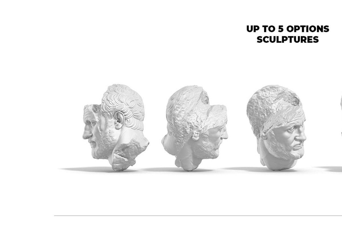 5 Sculptures Busts Mockup #3, an Apparel Mockup by ARKS ACADEMY (Photo 4 of 8)