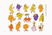Retro Fruits, a Food Illustration by Sweet Corner (Thumbnail 5 of 11)