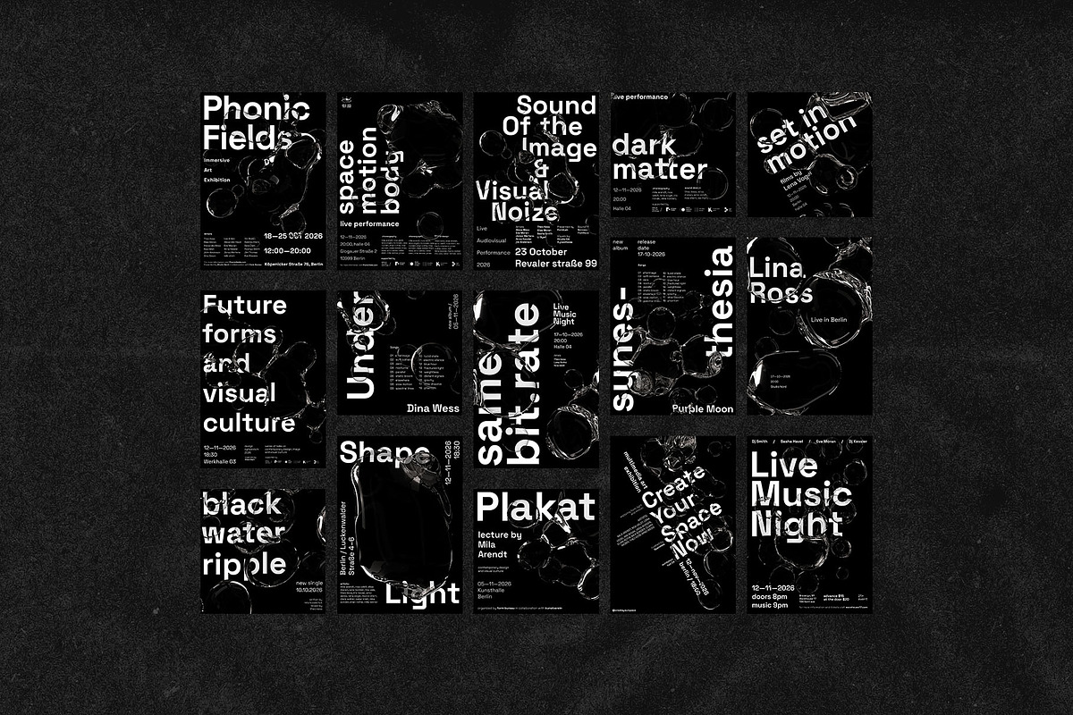 Iiquid Poster Templates, a Poster Template by Inartflow (Photo 15 of 16)
