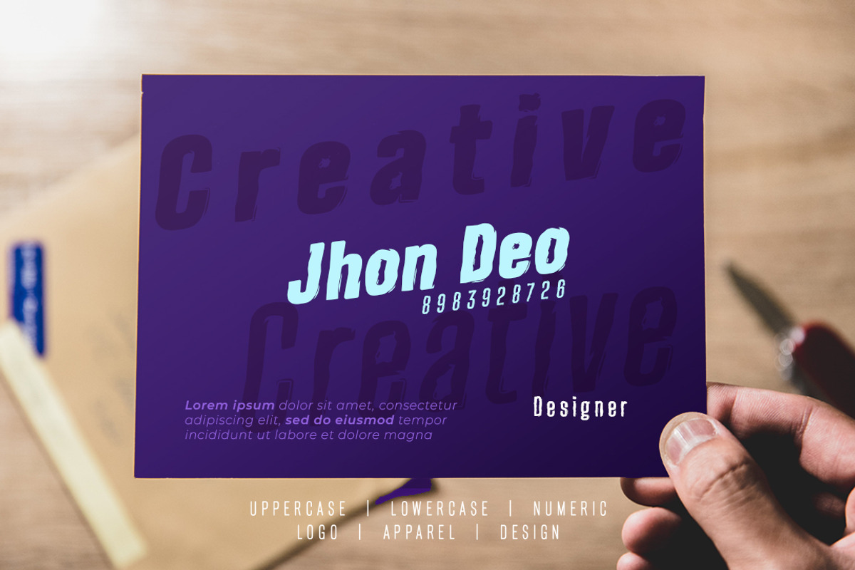 Blade Crown Font Family, a Sans Serif Font by yantodesign (Photo 2 of 8)