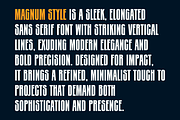 Magnum Style, a Sans Serif Font by RADesigns21 (Thumbnail 2 of 9)
