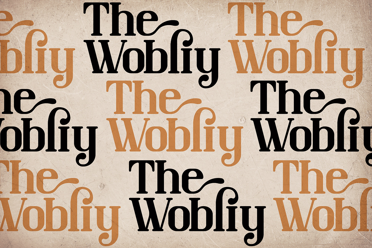 The Wobliy Retro Serif Font, a Serif Font by Storytype Studio (Photo 7 of 15)