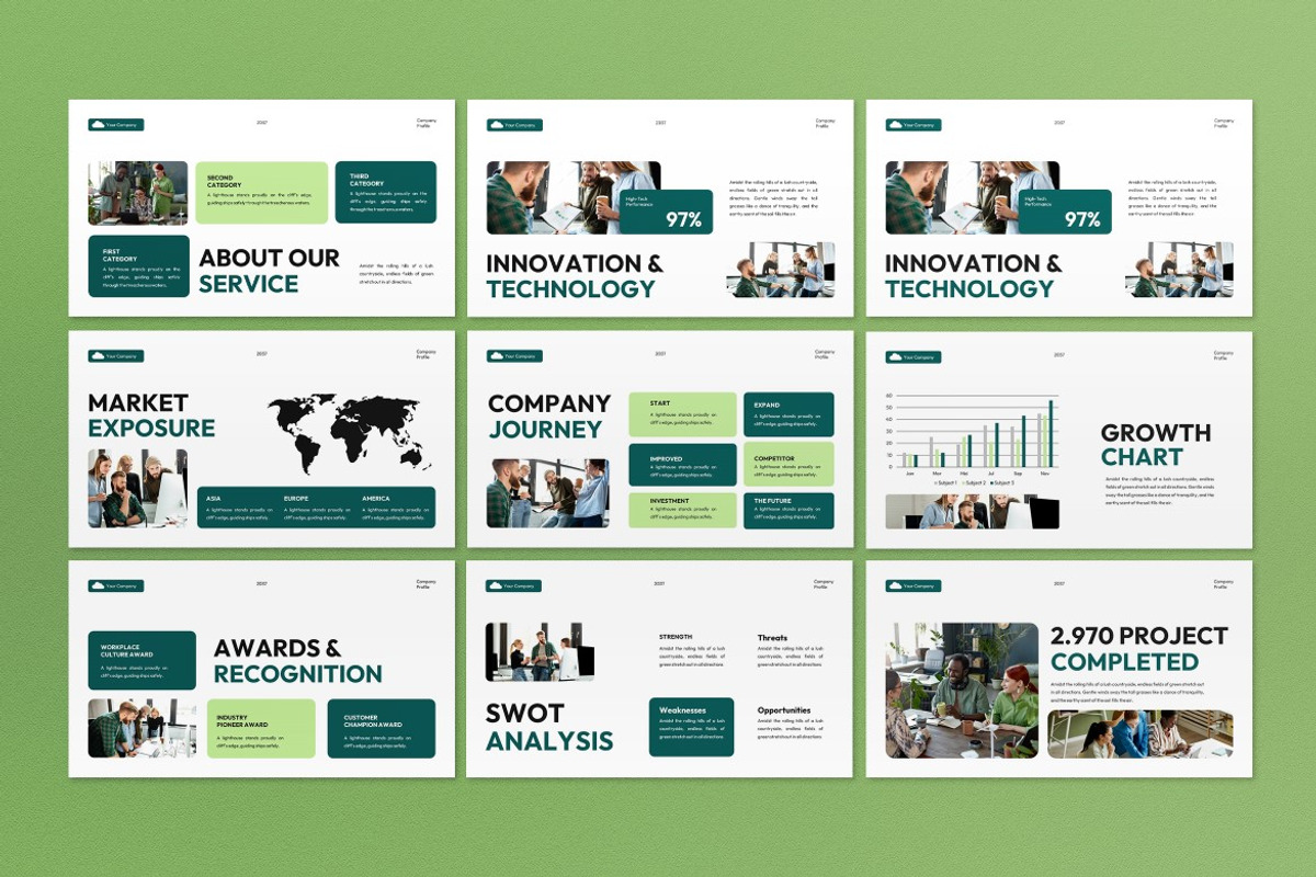 White Online Store Manager PPT, a Presentation Template by graphicook (Photo 3 of 4)