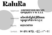 Raluka - Modern Font + Bonus, a Font by GraphicDash (Thumbnail 10 of 10)