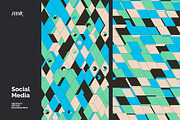Social Media Vector Backgrounds V 03, a Background Graphic by dvtchk (Thumbnail 7 of 10)