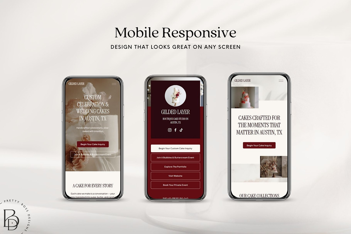 Squarespace Bakery Template, a Squarespace Template by Pretty Boss Designs (Photo 5 of 8)
