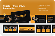 Ghosta - Fitness & Gym Google Slide, a Presentation Template by Annora Studio (Thumbnail 1 of 5)