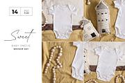Baby Onesie Flat Lay Mockup Set, a Shirt Mockup by Neutral Mockups (Thumbnail 1 of 5)