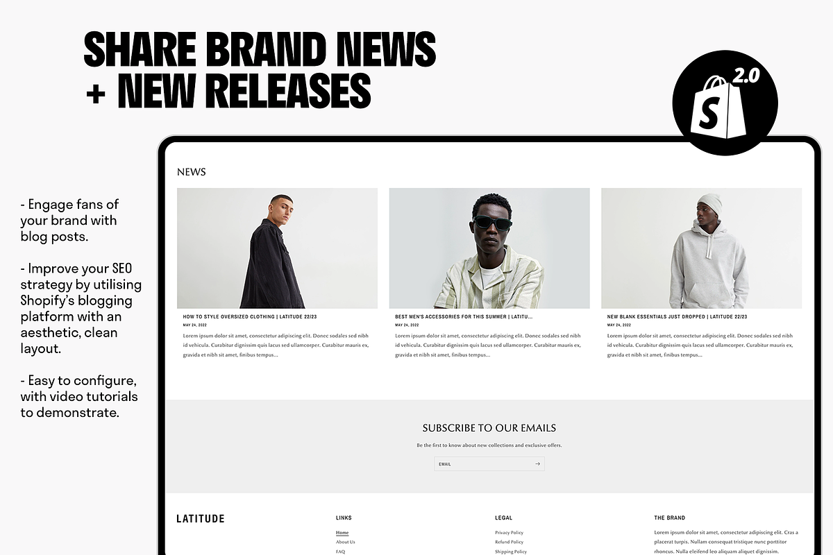 Shopify Theme | Luxury Streetwear, a Templates & Theme by Ollie's Designs (Photo 7 of 10)