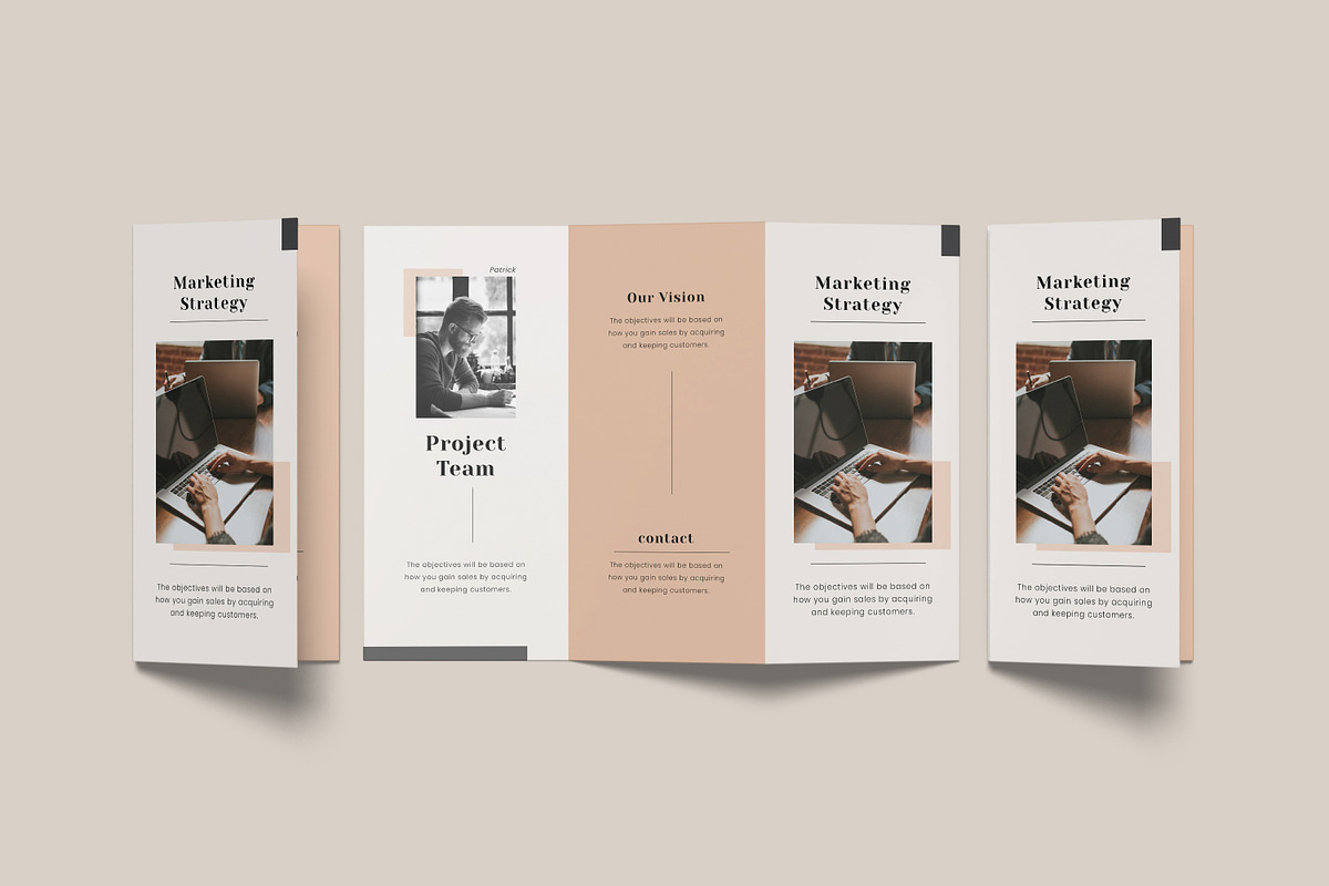 A4 Trifold Brochure Mockup Bundles, a Brochure Template by Graphic Aesthetic (Photo 13 of 20)