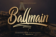 Ballmain | Handwritten, a Handwritten Font by Aveni Letter Type (Thumbnail 1 of 11)