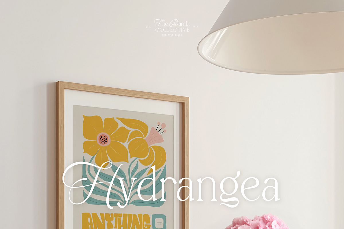 Hydrangea ~ Frame & Poster Mockups, a Household Mockup by The Bambi Collective (Photo 10 of 13)
