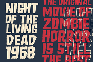 Freich Monsta - Vintage Horror Fonts