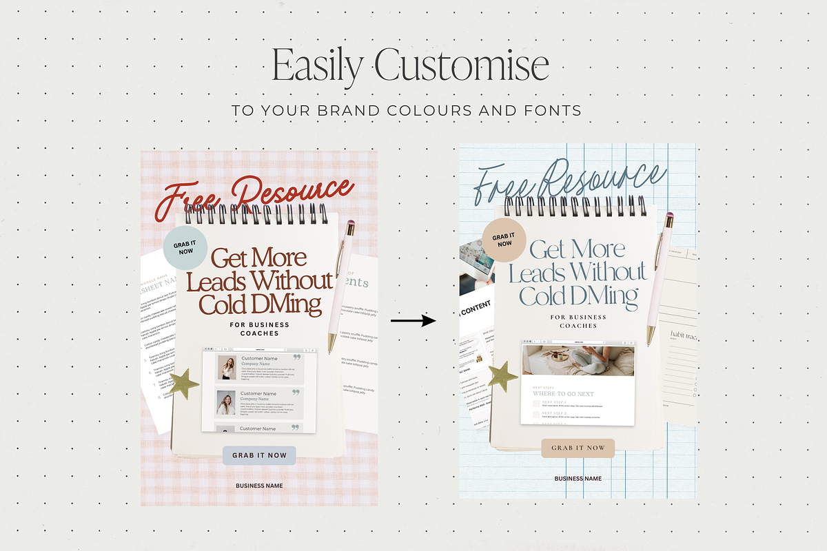 Lead Magnet Promo Templates Canva, a Marketing Template by Tabitha Emma (Photo 6 of 6)
