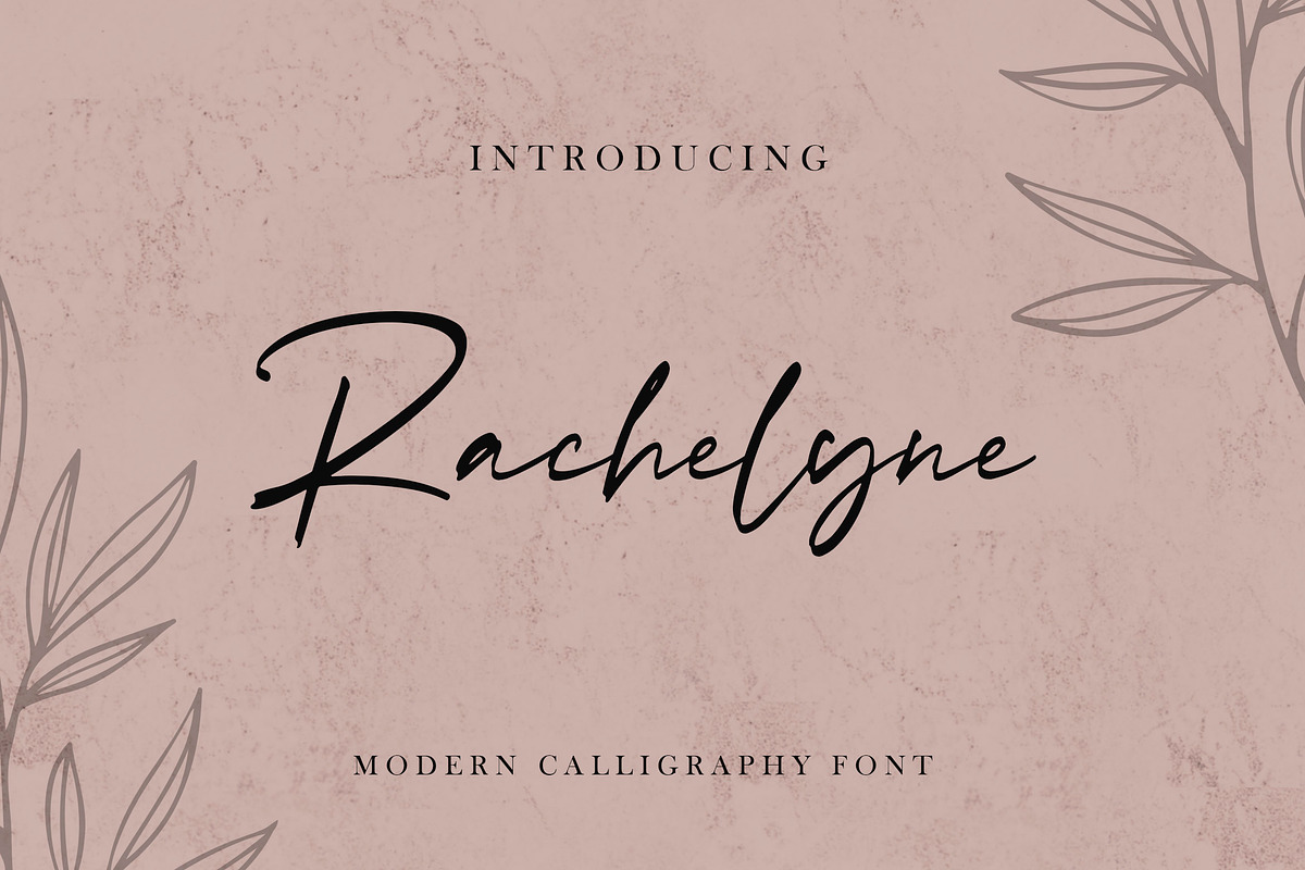 Rachelyne - Modern Calligraphy Font