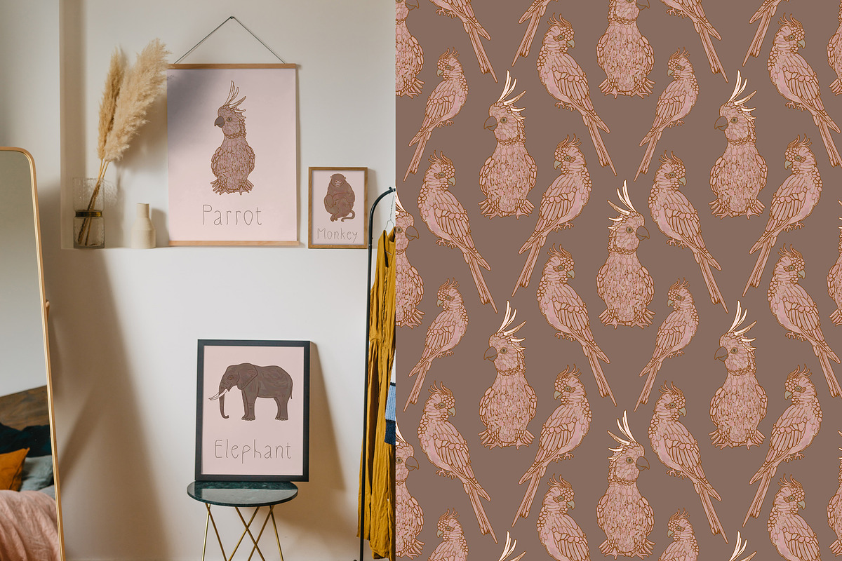 Brown zoo, a Pattern Graphic by Carpet Tapete Pretzel (Photo 6 of 14)