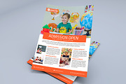School Admission Flyer Template, a Flyer Template by Template Shop (Thumbnail 2 of 4)