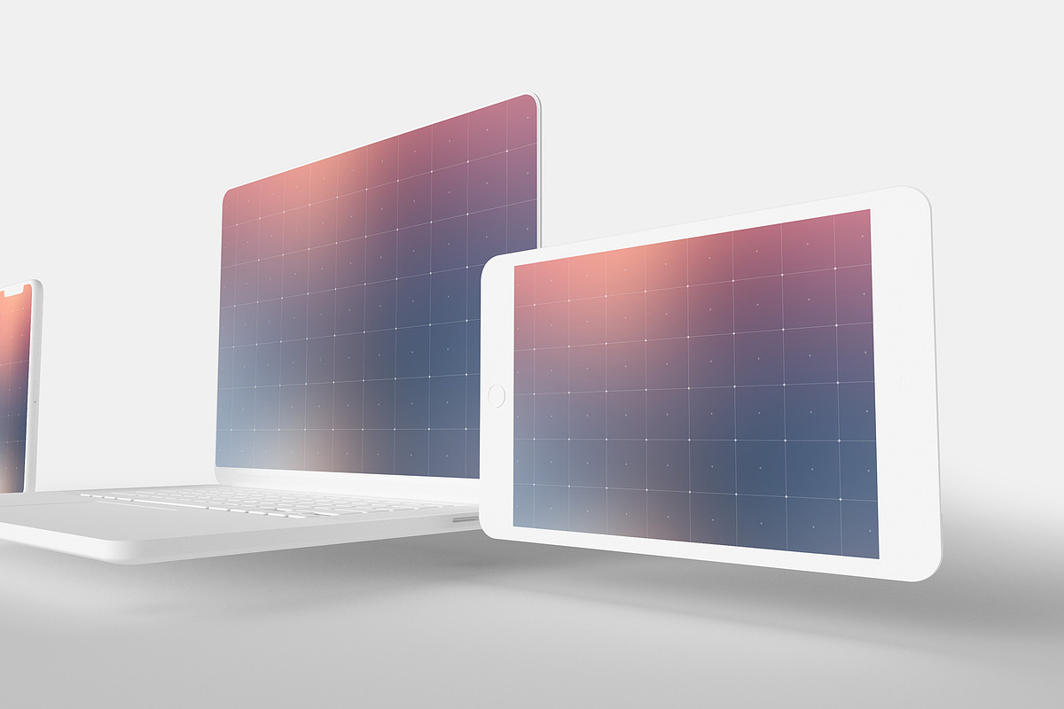 White Device Displays Mockup Pack, an iPhone Mockup by City Poster Mockups (Photo 5 of 15)